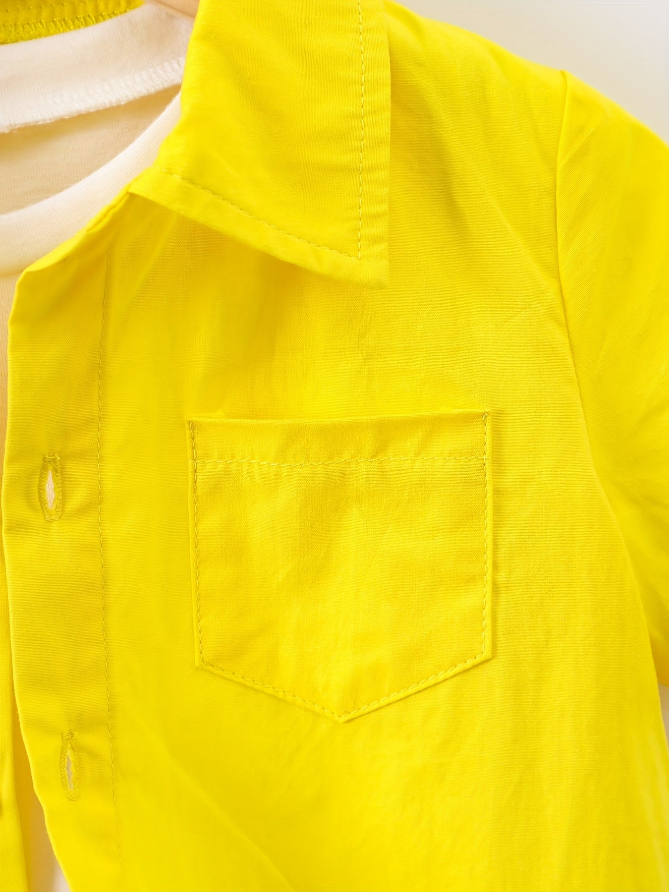 Boys Short Sleeves Shirt Preppy Style For Summer Kids Clothes