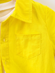 Boys Short Sleeves Shirt Preppy Style For Summer Kids Clothes