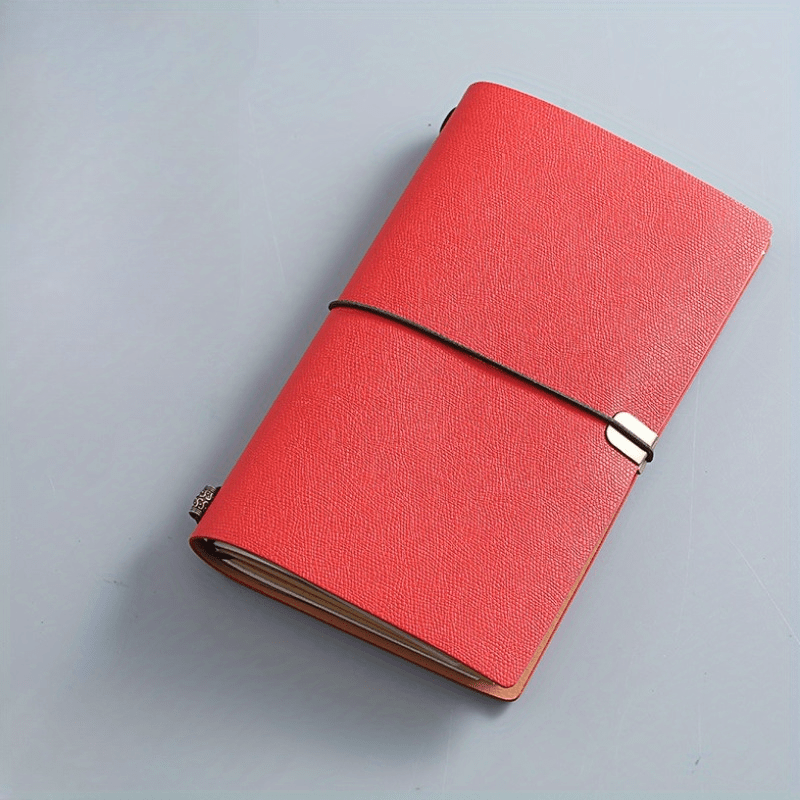 A6 Creative Notebook Travel Book Card Storage Bag Brown Paper 96 Sheets
