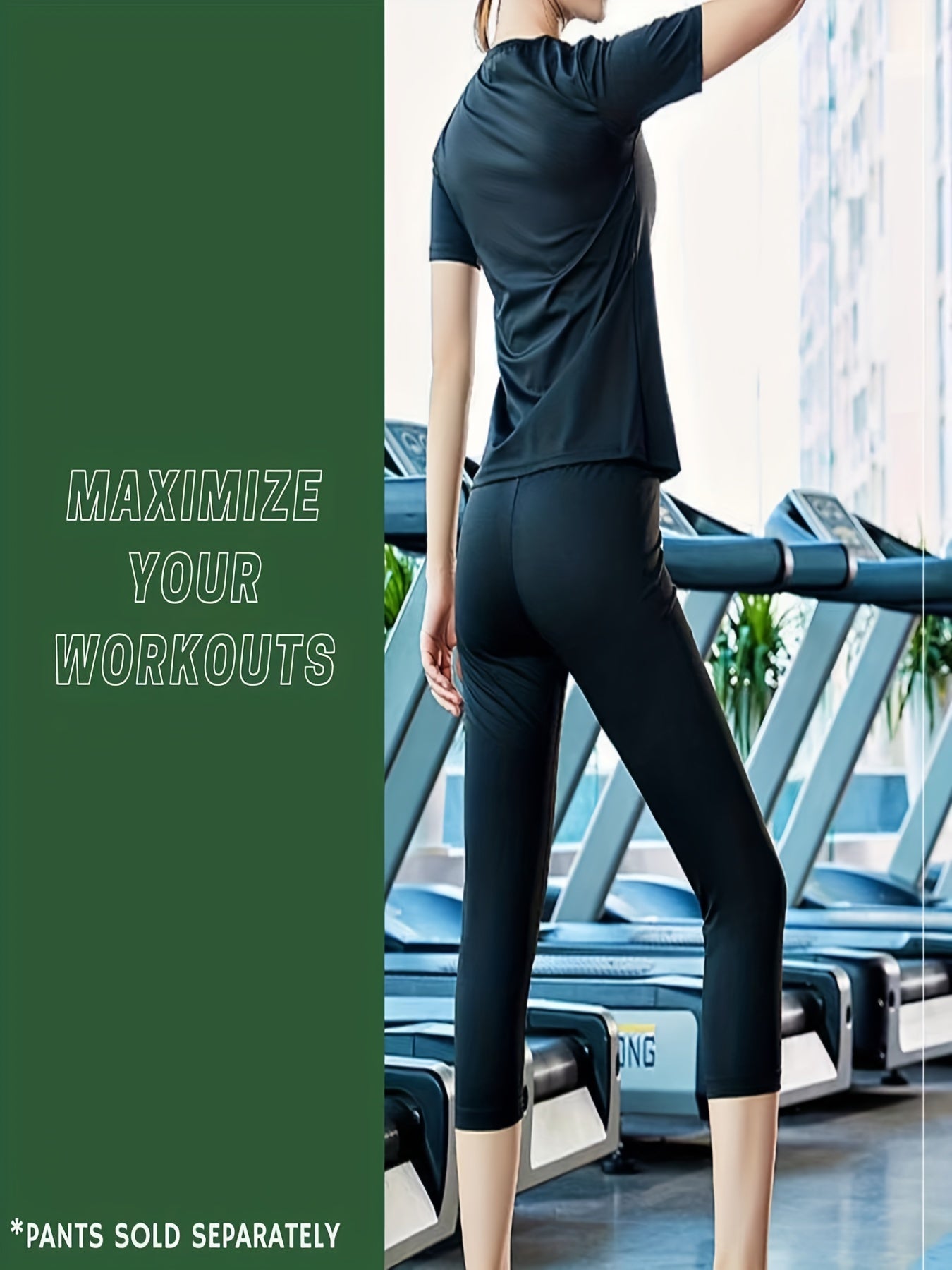 Sauna Sweat Short Sleeve T shirt Round Neck Women's Activewear