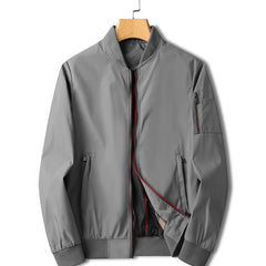 Men's Casual Zipper Baseball Collar Jackets