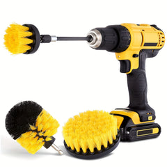 Drill Brush Attachment Set Power Scrubber Cleaning Kit Extend Long Attachment