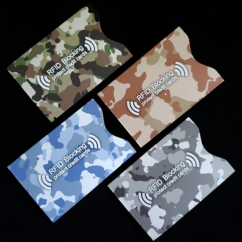 5 Copper Coated Tin Foil Card Sleeve RFID Shield Anti theft Blocker Protect