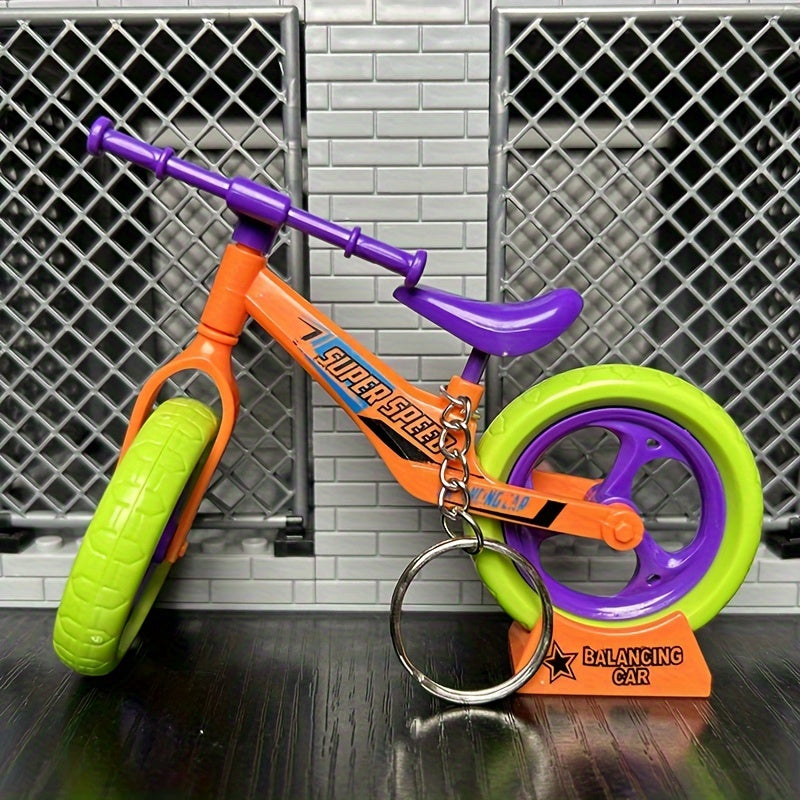 Radish Bicycle Toy Mini Assembled Bicycle Decoration Toy Bag Key Chain Gift