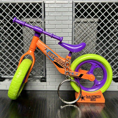Radish Bicycle Toy Mini Assembled Bicycle Decoration Toy Bag Key Chain Gift