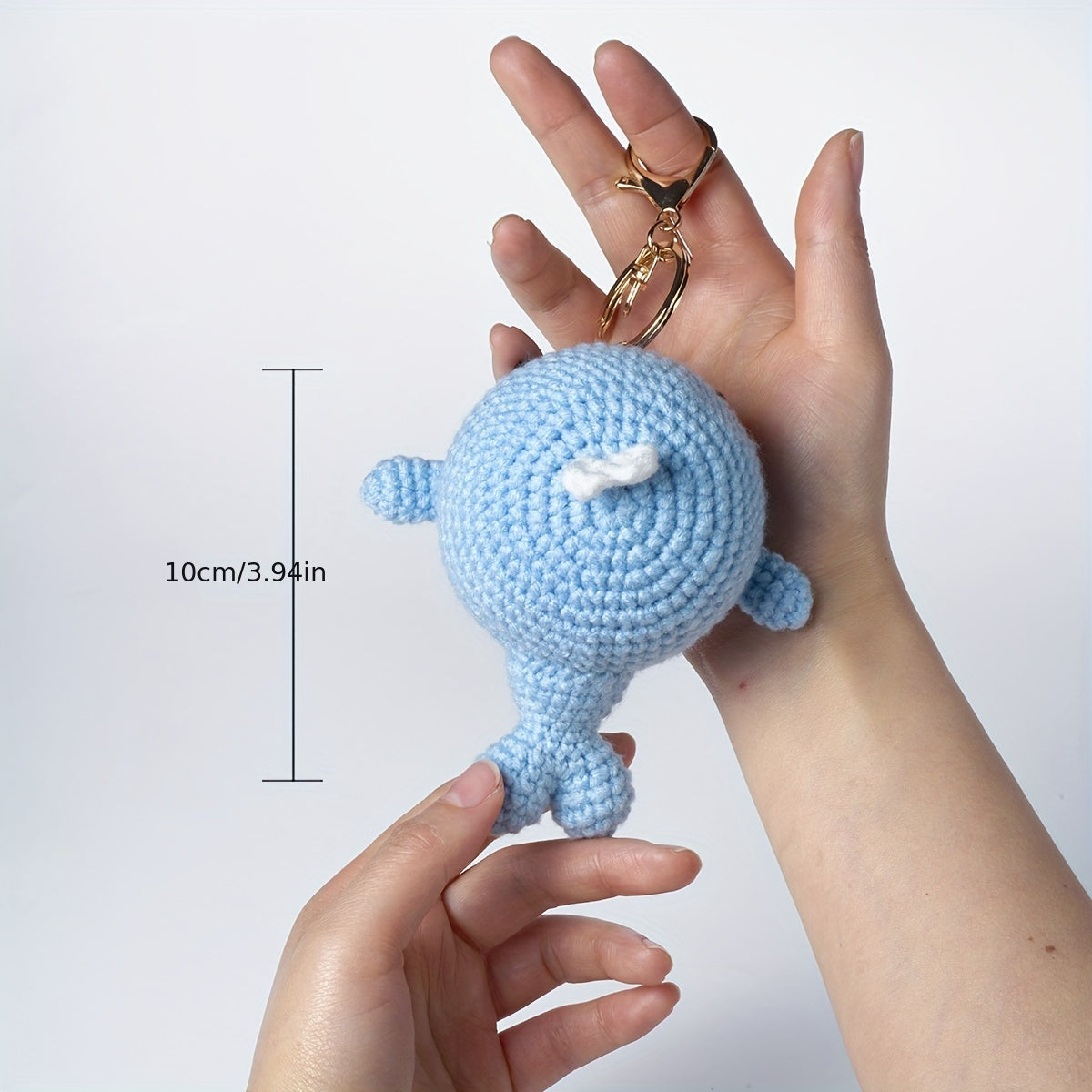 Crochet Kit Full Set Doll Key Pendant Pet Ornament Whale Beanie DIY Doll Learn
