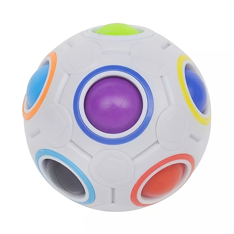 Rainbow Ball Puzzle Toy for Speed Cubers & Fidget Fans