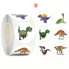 500pcs Dinosaur Thank You Stickers DIY Sealing Labels