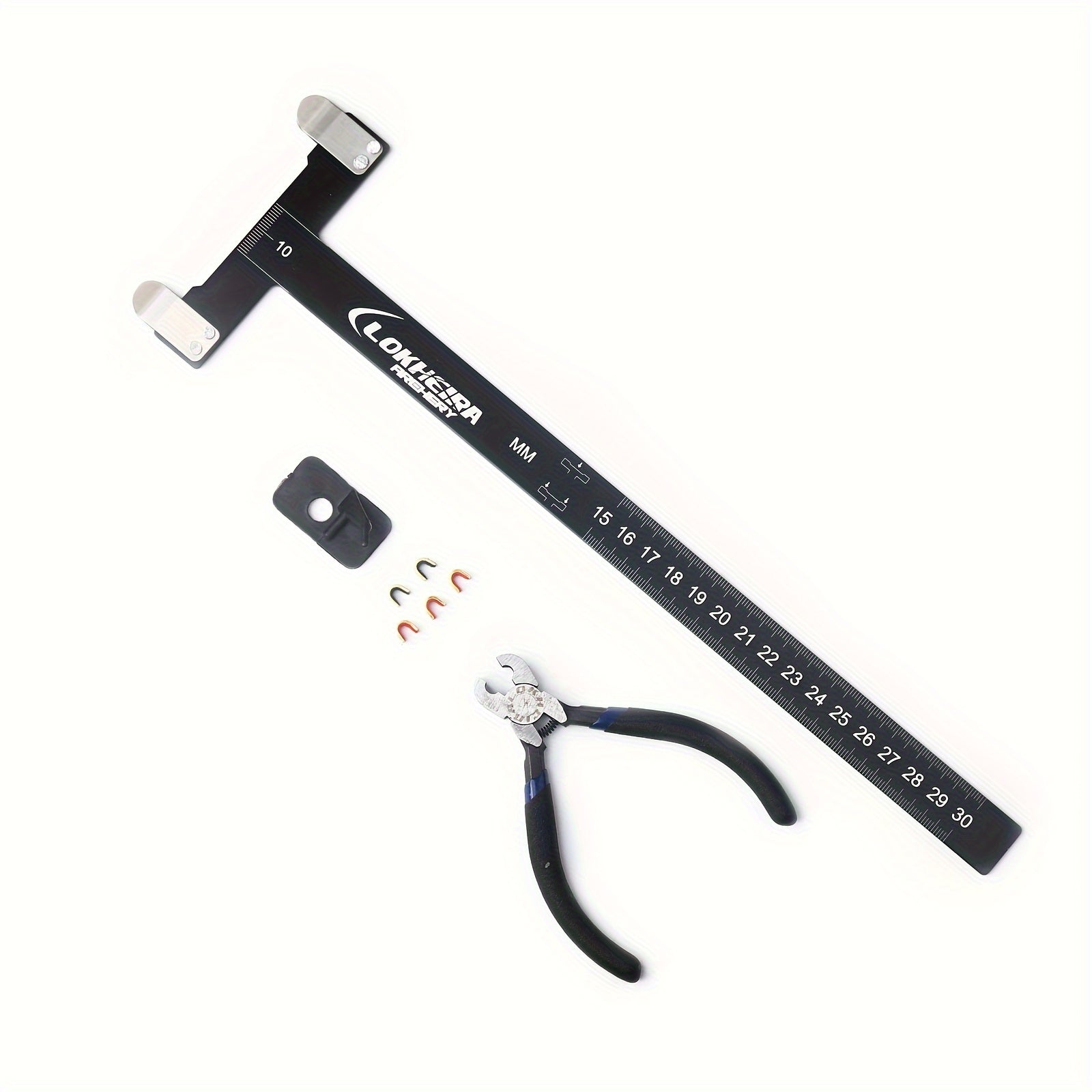 Archery Bow String Points Nock Pliers Set T Shape Arrow Bow Square Ruler