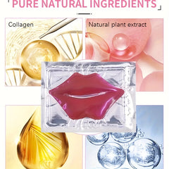 10pcs Hydrating Pink Lip Mask Patches - Moisturize & Revitalize Lips