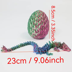 Lotus Dragon Egg Easter Gift Set 3D Printed Desktop Ornament