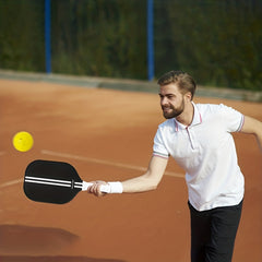 Carbon Fiber Pickleball Paddle Set with Grips & Bag