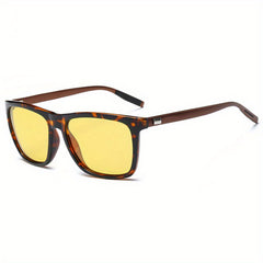 Men's Square Polarized Sunglasses Night Vision Goggles