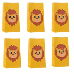 6pcs Cartoon Animal Candy Bags for Gifts and Retail Stores