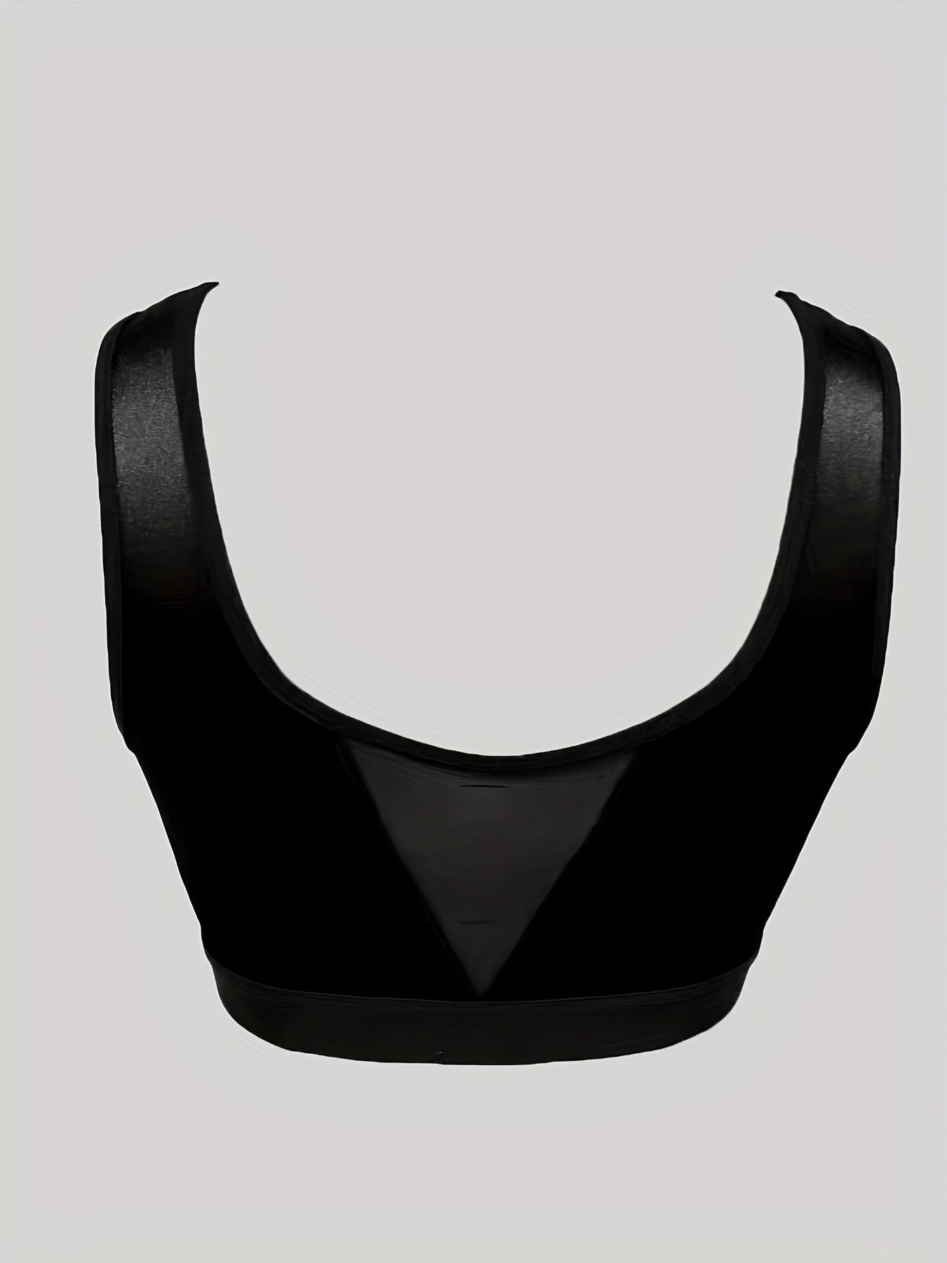 Contrast Lace Push Up Bra Sports Tank Bra