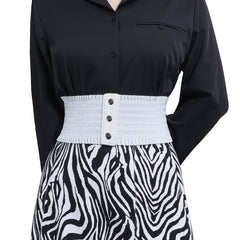 Women's Stretchy Dress Belts Elastic Corset Waistband
