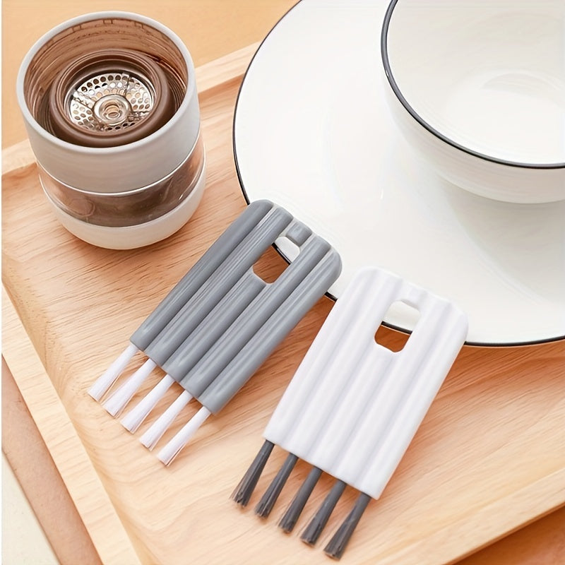 5pcs Bendable Cup Cover Brush Kitchen Household Bottle Vacuum Cup Cleaning Brush