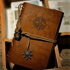 Vintage Charm Spiral Ring Binder Diary Journal Notebook