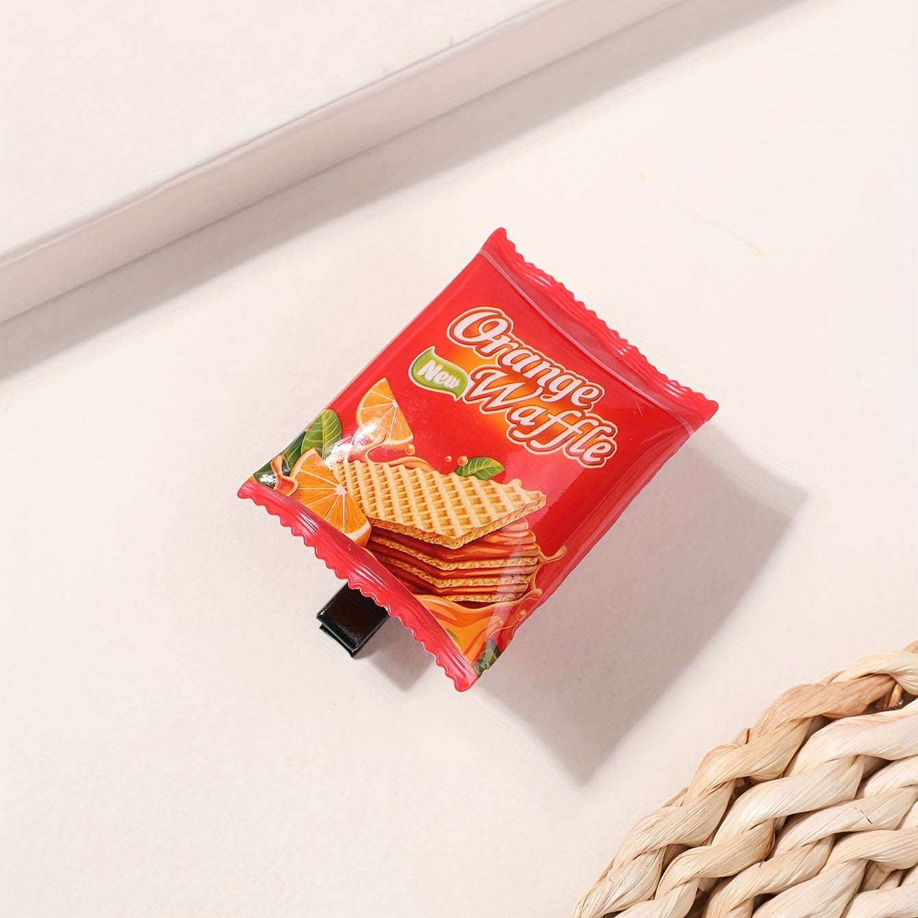 Creative Waffle Bag Hair Clip Duck Billed Clip for Women Girls