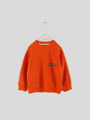 Boy's Happy Childhood Print Sweatshirt Casual Long Sleeve Shirt