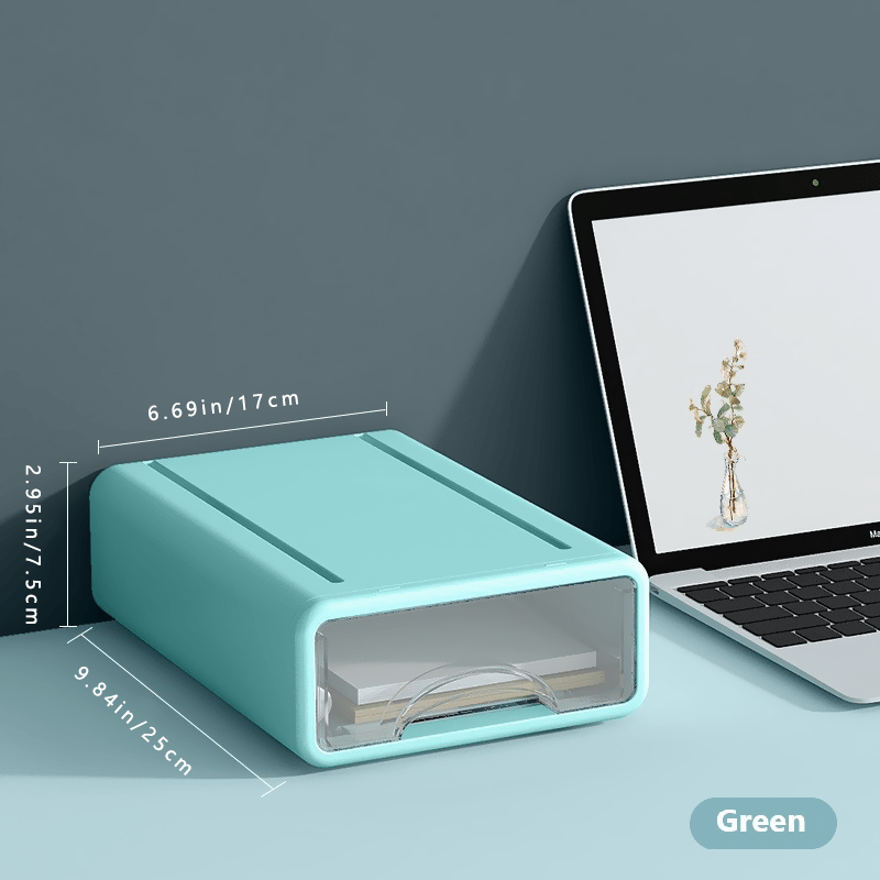 Desktop Shelf Drawer Storage Box Desk Organizer