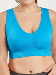  Seamless Bra Women's Full Coverage Adjustable Bralette