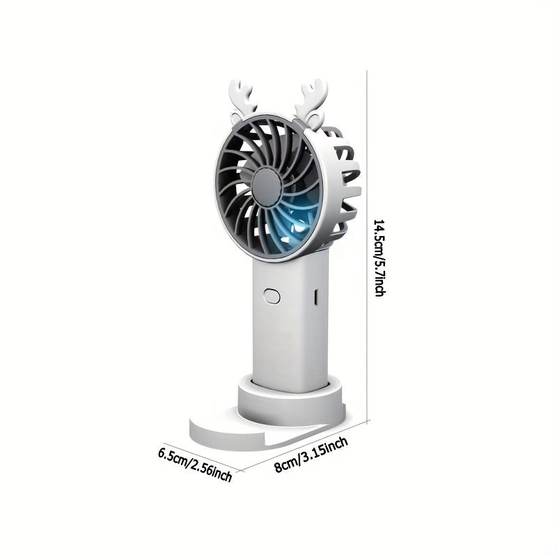 Mini Portable Fan Rechargeable Bladeless Fans Ultra quiet Personal Hand Fan
