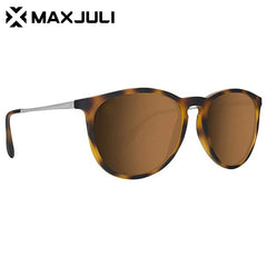 Maxjuli Women's Polarized Sunglasses - Stylish Metal Shades for Football Game