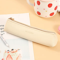 PU Solid Pencil Storage Bag Candy Pencil Case