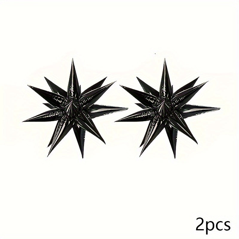 24pcs 26 inch Exploding Star Foil Balloon Conical Balloon Combo for Party Decor