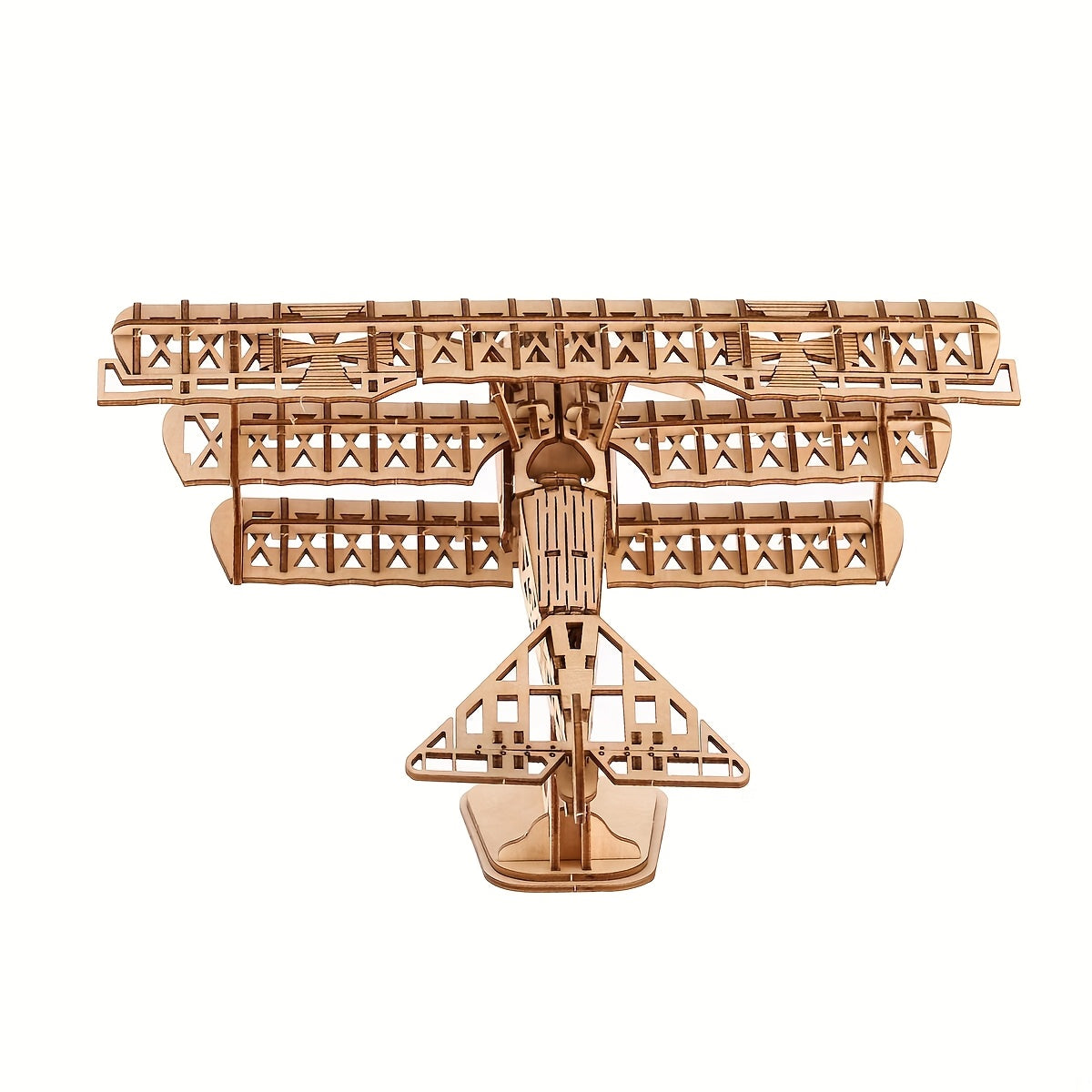 DIY 3D Puzzle Airplane Educational Toy Wooden Ornament Gift