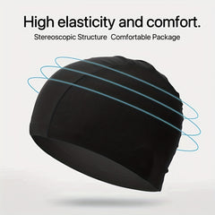 Elastic Silicone Swimming Cap for Men Women