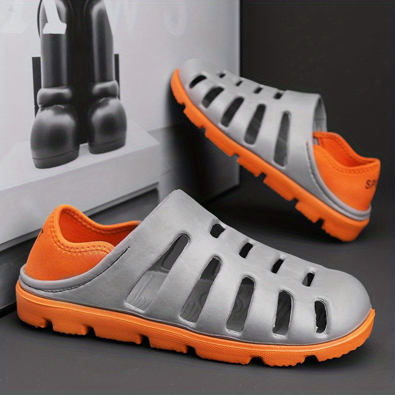 Men's Lightweight Comfy Clogs Non Slip Garden Shoes Summer