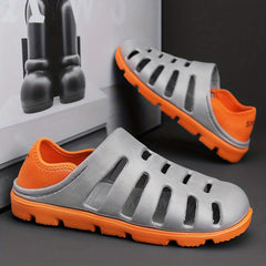 Men's Lightweight Comfy Clogs Non Slip Garden Shoes Summer