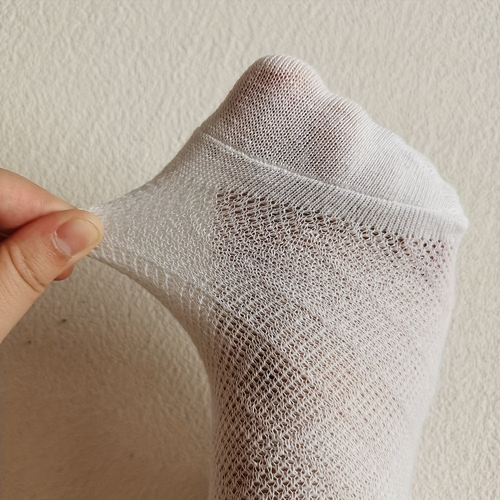 5 Pairs Argyle Textured Low Cut Ankle Socks Women's Stockings