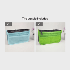 Multifunction Double Folding Organizer Tote Travel Bag