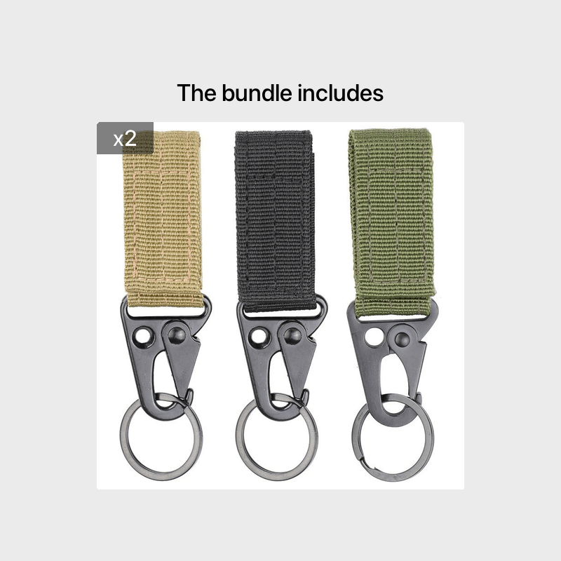 Nylon Carabiner Keychain for Outdoor Sports