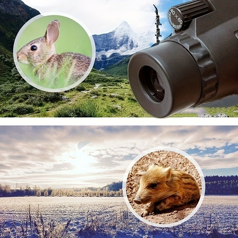 40X60 Professional Monocular Long Range Waterproof Portable Monocular