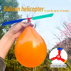 DIY Balloon Helicopter Toy Set for Kids