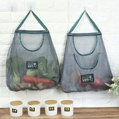 Vegetable Storage Net Hanging Sundry Bag - Wall Hanging Breathable Storage