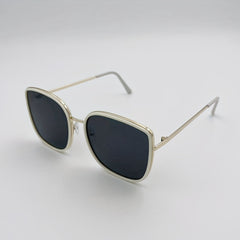 Oversized Square Sunglasses Anti Glare Metal Glasses UV400