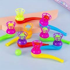20pcs Magic Floating Ball Blowers Assorted Colors Plastic Desk Toys