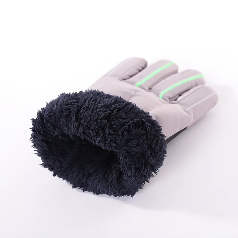 Kids' Touch Screen Ski Gloves for Outdoor Activities