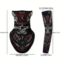 Cycling Mask Sun Protection Viscose Sleeves Men's Motorcycle