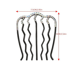 Vintage Rhinestone U-shaped Hair Pin