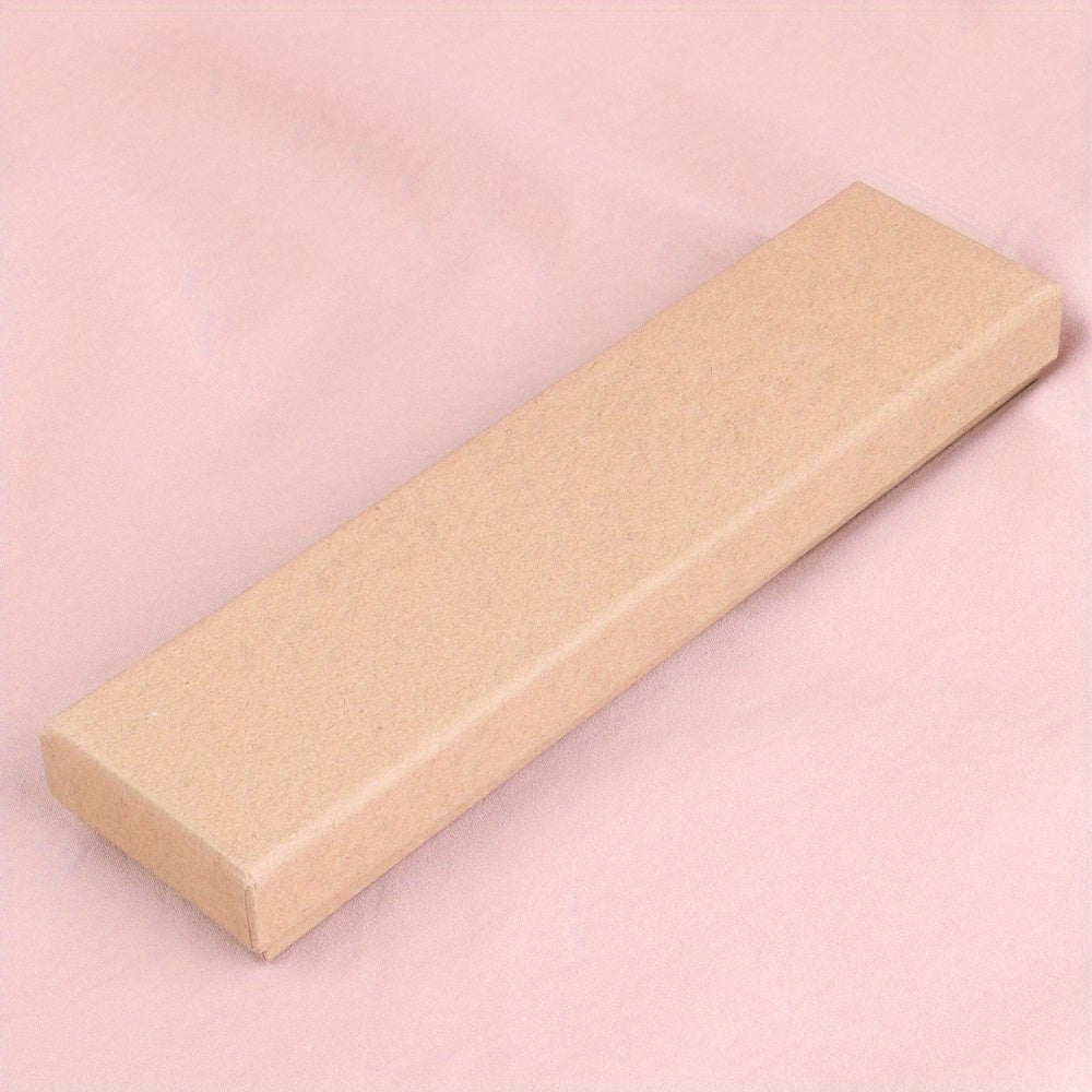 Natural Velvet Jewelry Storage Box for Necklace Bracelet Pendant with Soft Foam