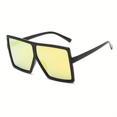 Flat Top Sunglasses Women Men Gradient Lens UV400