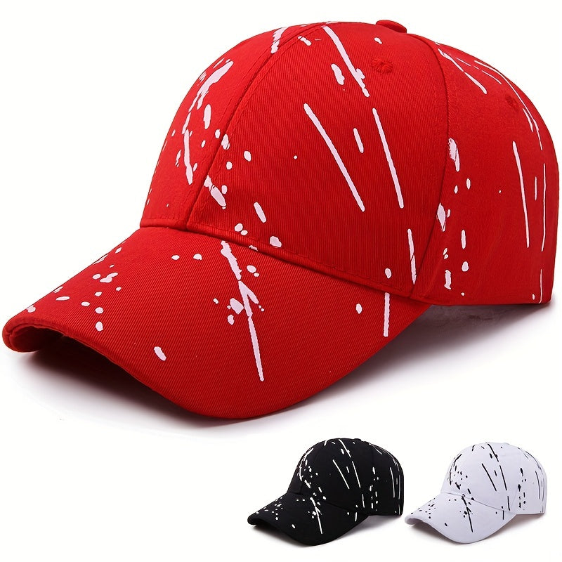 Solid Graffiti Baseball Cap Hip Hop Dad Hats Unisex Casual Sun Hats