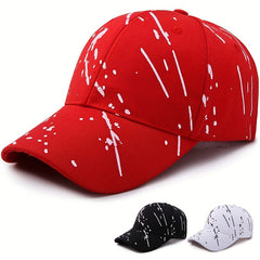 Solid Graffiti Baseball Cap Hip Hop Dad Hats Unisex Casual Sun Hats