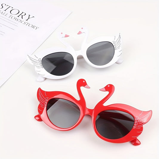 Children's Swan Party Sunglasses UV Protection